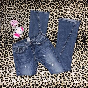 true religion vintage lowrise disco joey flare jeans